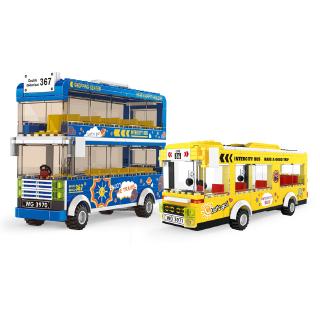Bộ Lắp Ghép Lego Xe Buýt 2 Tầng Cho Bé