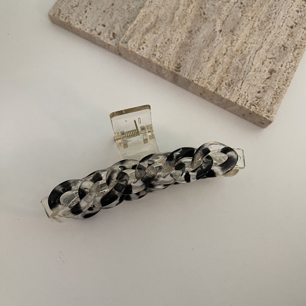 Kẹp Tóc Nhựa Họa Tiết Da Báo Nhiều Màu Thời Trang Cho Nữ