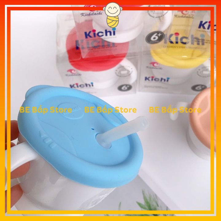 ⚡BÁN LỖ XIN ĐÁNH GIÁ 5 SAO⚡ Cốc Tập Hút Kichi Tập Uống Nước 3 Giai Đoạn Có Vạch Chia 150ml Cho Bé