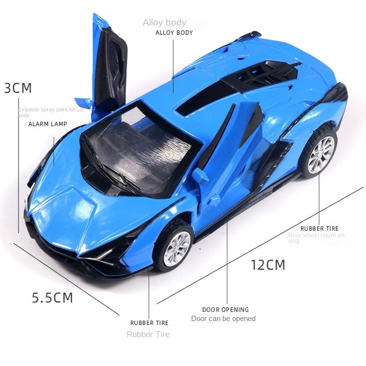 Mô Hình Xe Hơi Thể Thao Lamborghini SIAN Gini Bằng Hợp Kim Tỉ Lệ 1: 36