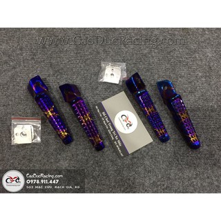 [Rẻ Nhất Shopee] Gác chân Titan Nhỏ xi xoắn - gắn mọi loại xe