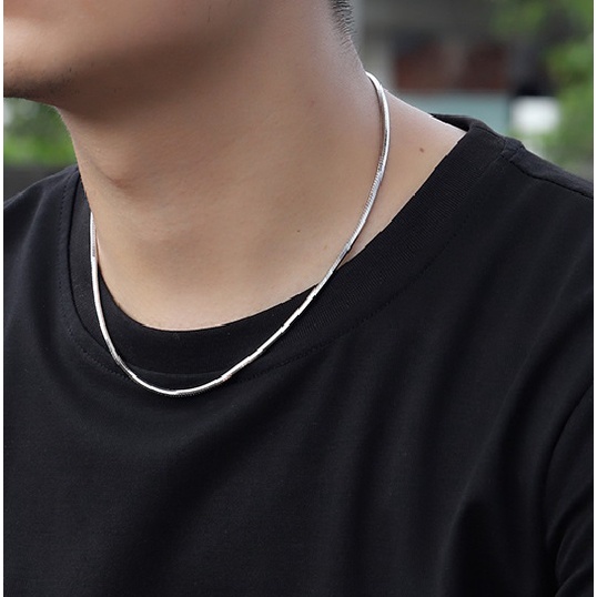 Vòng Cổ Clash Màu Bạc - Dây Chuyền Titan Chất Lượng Cao Không Gỉ - SAZ - Vòng Cổ Clash
