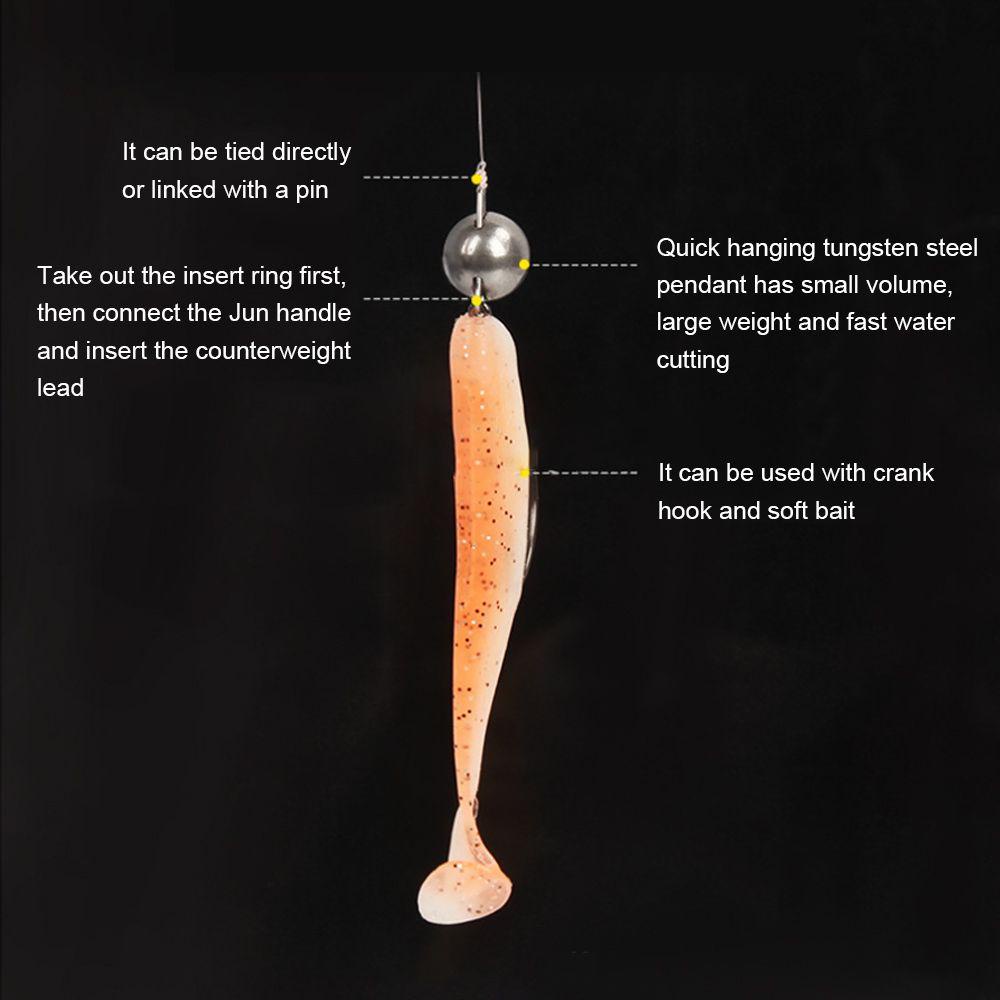 Phụ Kiện Nối Móc Câu Cá Bằng Vonfram Chất Lượng Cao