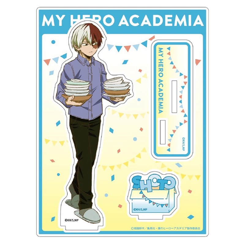 Mô Hình Nhân Vật Boku no Midoriya Bakugou SHOTO Tsuyu Denki Eijiro Chân Thật Đứng Được