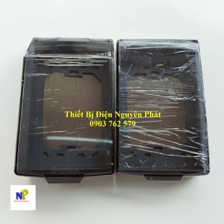 Hộp Chống Thấm Nước ( Mặt Che Mưa)  Cho Mặt Ổ Cắm Và Mặt Công Tắc Sino- Dạng Hình Chử Nhật