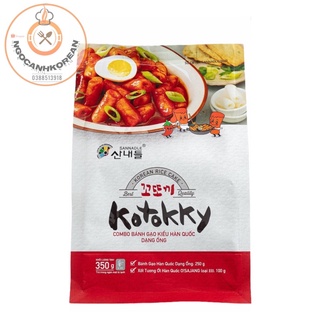 <kèm sốt sẵn> Combo bánh gạo Hàn Quốc kèm sốt cay sẵn 350gr