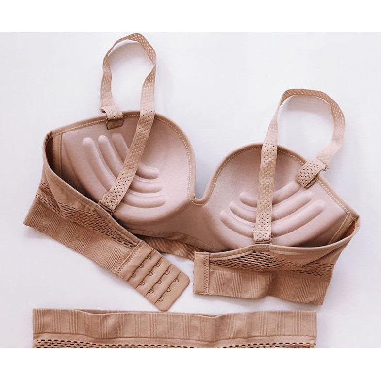 (Thanh lý size 38) Áo Lót Quây Không Gọng Nâng Ngực B315