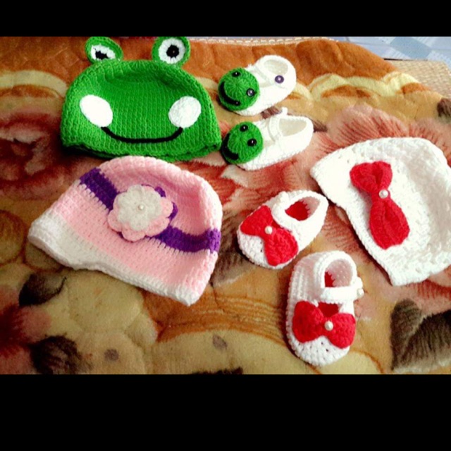 Mũ len móc handmade