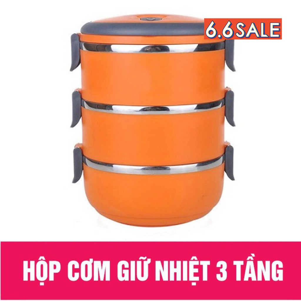 Cặp lồng cơm 3 tầng giữ nhiệt - loại tốt nhất