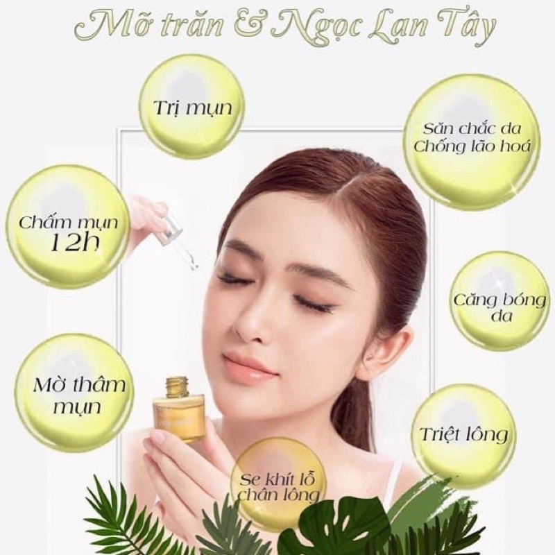 Mỡ Trăn Ngọc Lan Tây Nstore triệt lông mặt, nách, bikini, tay chân,...dưỡng da, chấm mụn 30ml