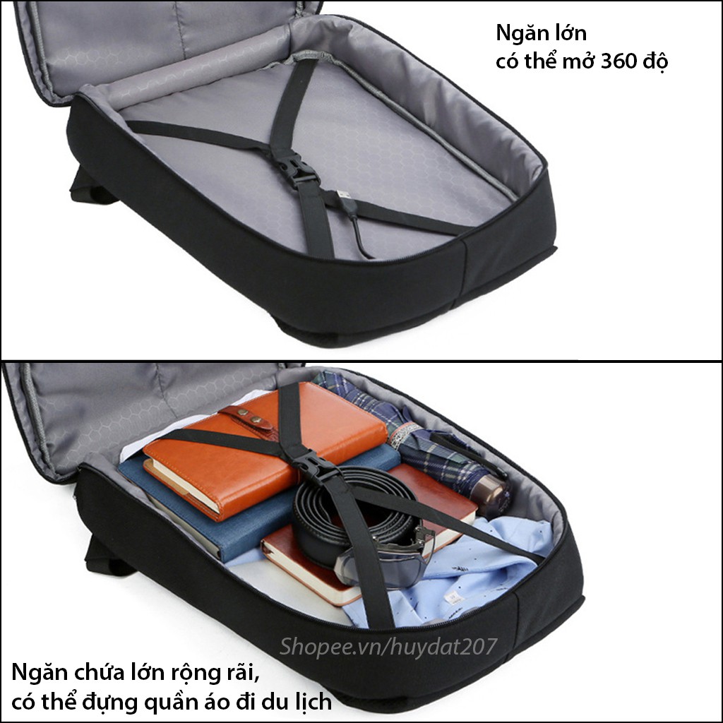 Balo laptop Nam Đi Làm Đi Chơi Cao Cấp Meinaili 13/14/15.6 inch