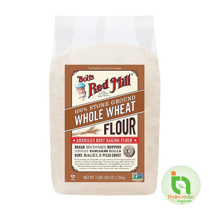 Bột mì nguyên cám Bob's Red Mill 1.36kg/ 2.27kg - Whole Wheat Flour