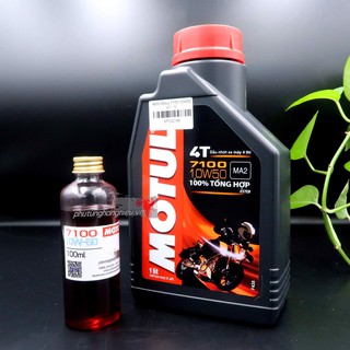 Nhớt Motul 4T 7100 10W50 - 100% Synthetic 1L/1L1/1L3