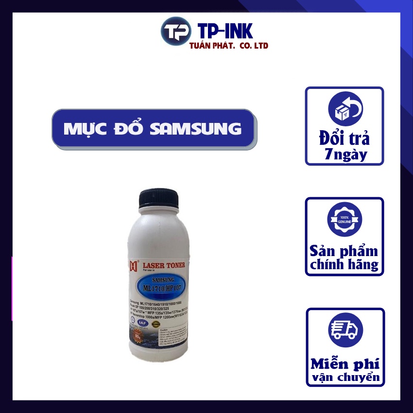 [FREESHIP] [RẺ VÔ ĐỊCH] Mực đổ [SIÊU NÉT] mực đổ Samsung 1610-1640-1666-1866-2160-2161-2020-2070-2075Xerox/Lexmark