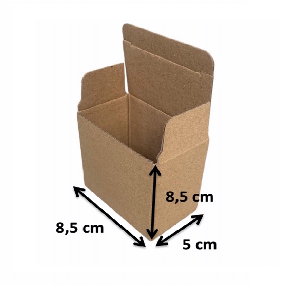 8,5x5x8,5 Combo 20 hộp carton nắp gài, nắp cài đóng hàng