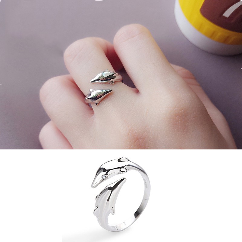 Nhẫn mạ bạc 925 nhiều hình dáng xinh xắn thời trang dành cho nữ