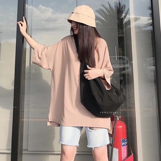 ÁO XẺ TÀ DÁNG RỘNG (4 màu)