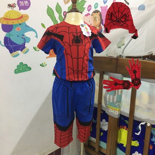 Bộ đồ bé trai nhện lửng kèm găng tay Home Coming Samkids cho bé 11-30kg