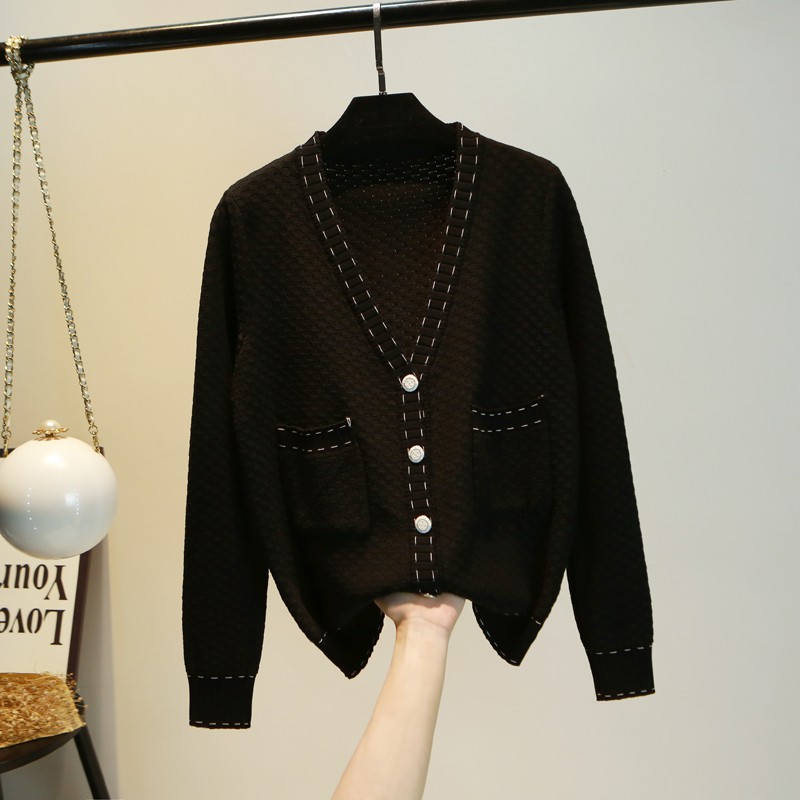 Áo Khoác Len Cardigan Tay Dài Thời Trang Xinh Xắn Cho Nữ | BigBuy360 - bigbuy360.vn