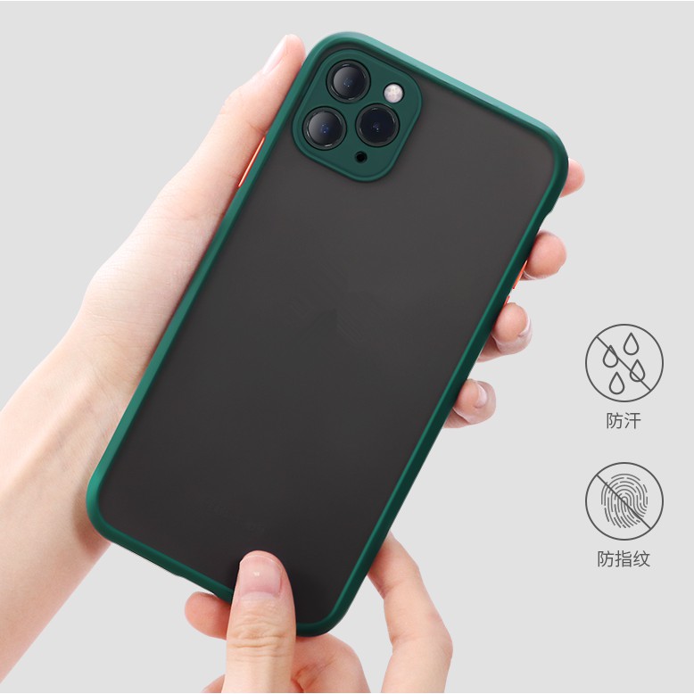 Ốp Điện Thoại Nhám Trong Suốt Chống Sốc Cho Iphone 11 / 12 11pro Max Xs Max Xr Se2 7 8 Plus | BigBuy360 - bigbuy360.vn