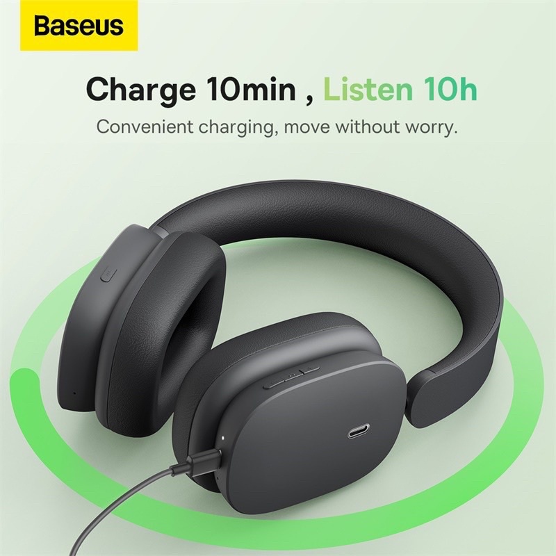 Tai nghe Baseus chụp tai không dây Bowie H1