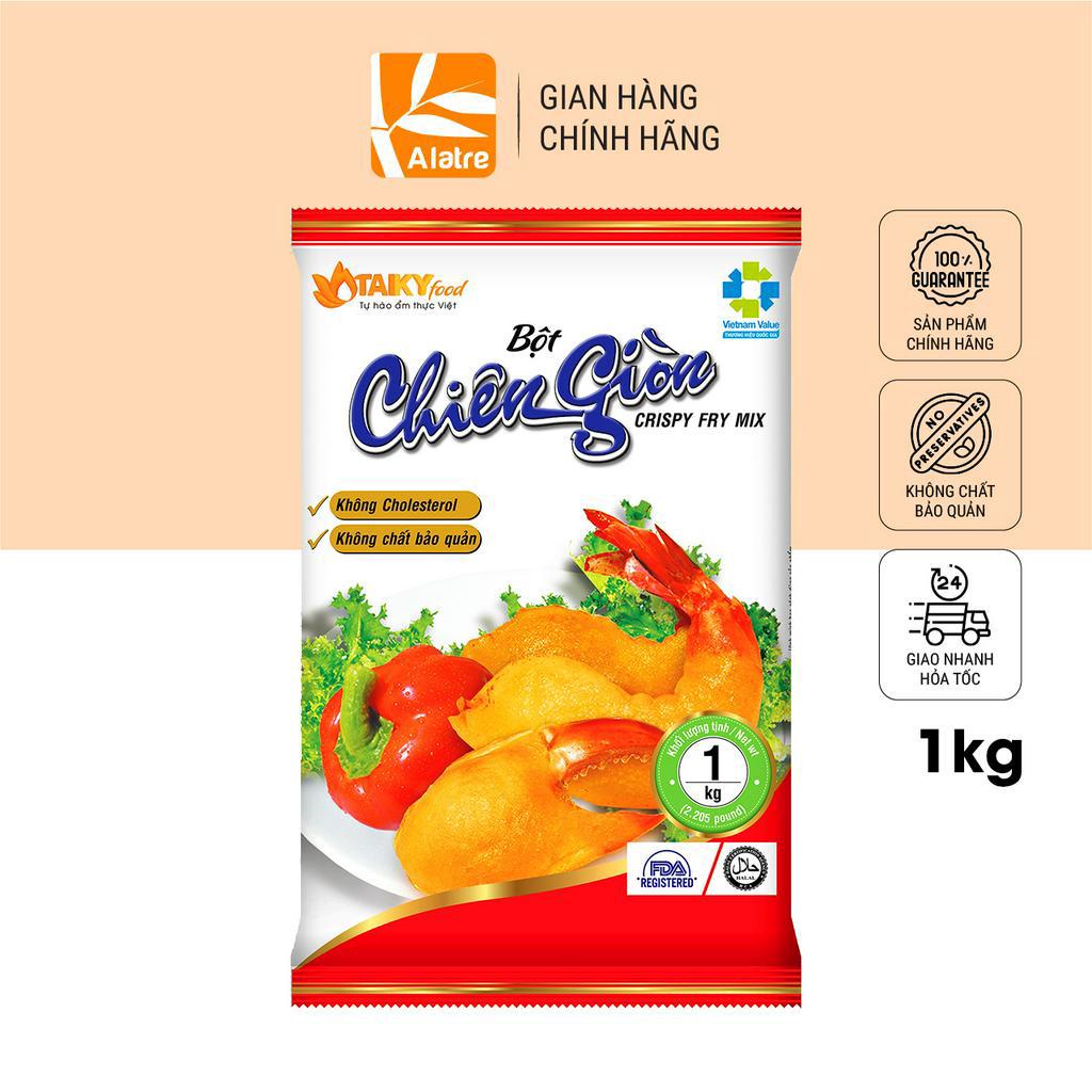 1KG Bột Chiên Giòn Đỏ TÀI KÝ - Hàng Chính Hãng, Date Mới Nhất!