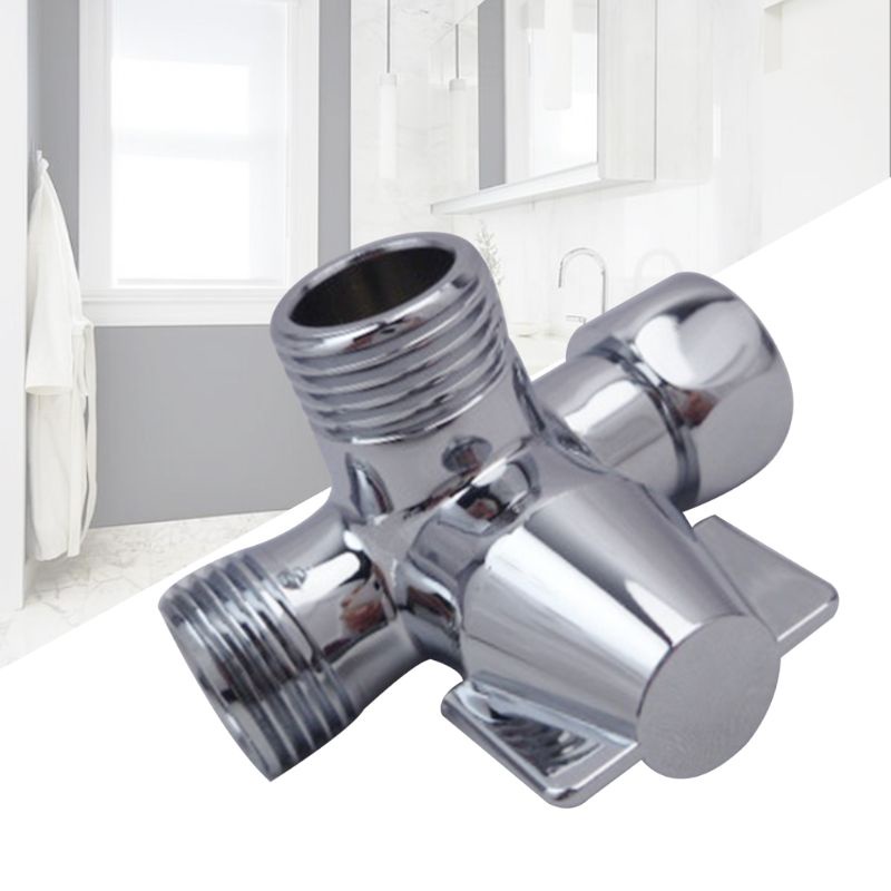 Van Tách Nước 3 Chiều Có Thể Điều Chỉnh Tiện Dụng Cho Vòi Tắm Hoa Sen