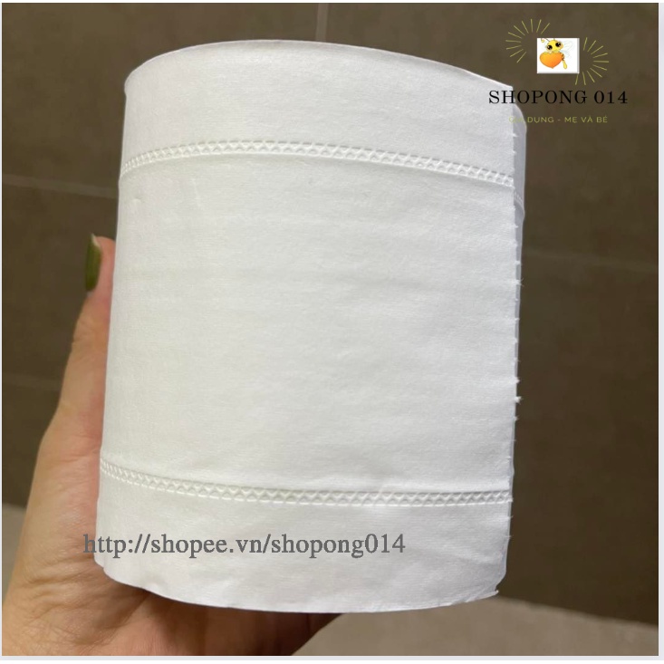Giấy vệ sinh Face đen dây 10 cuộn x 180g, giấy cuộn, giấy lau khô