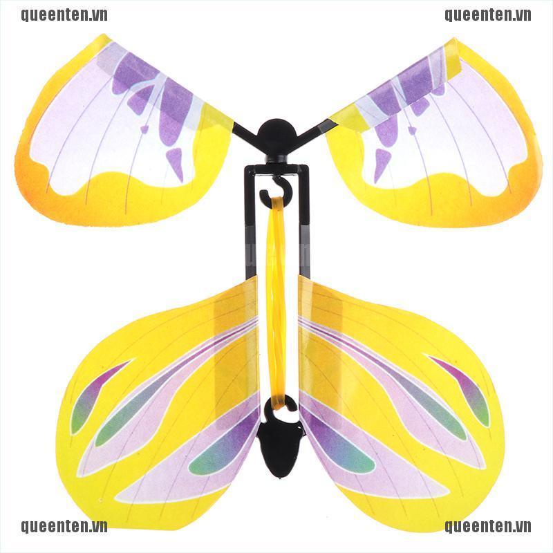 Flying butterfly surprise greeting card book magic toy fly wind up magic props QUVN