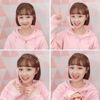Set 2 Kẹp Tóc Xước Trái Tim
