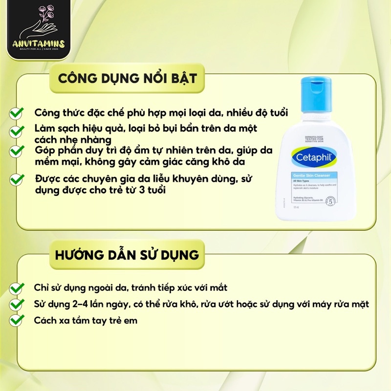 sửa rửa mặt Cetaphil