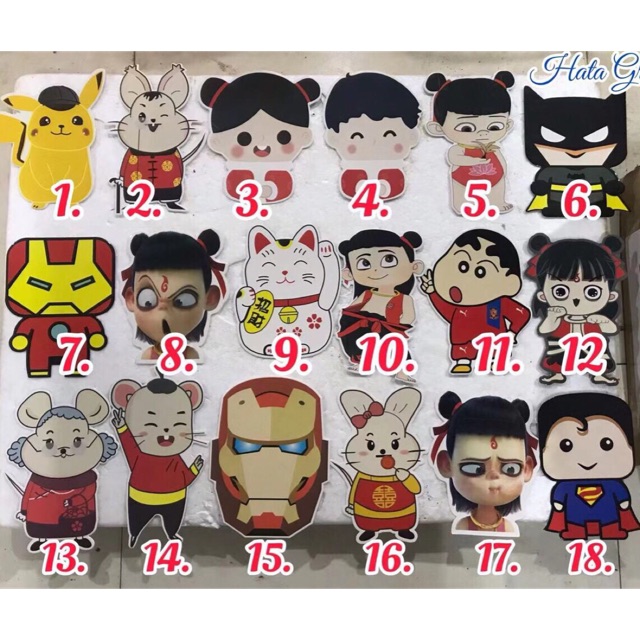 Lì xì hoạt hình siêu hot (10 chiếc)