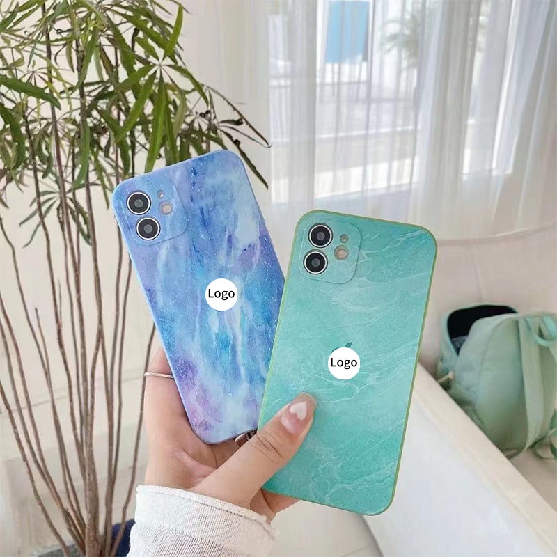 Ốp điện thoại silicon TPU mềm thời trang cho Iphone 11 12 Pro Max Mini 6 6s 7 8 Plus X XS Max XR SE 2020