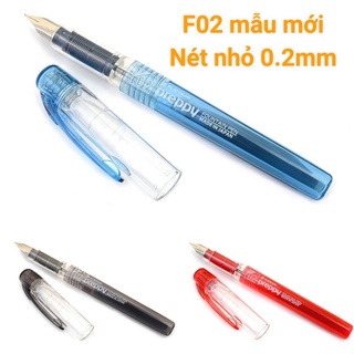 Bút máy Preppy Platinum Nhật Bản cỡ 02 nét 0.2mm - Vỏ có nhiều màu
