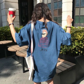 Áo thun tay lỡ Unisex John
