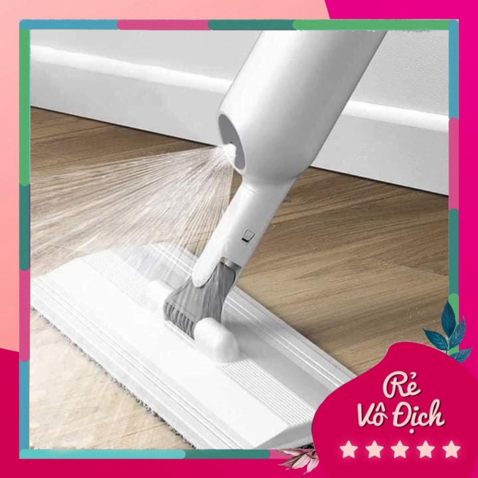 Cây lau nhà thông minh AURORA xoay 360 độ có bình xịt phun sương - OPE Mart