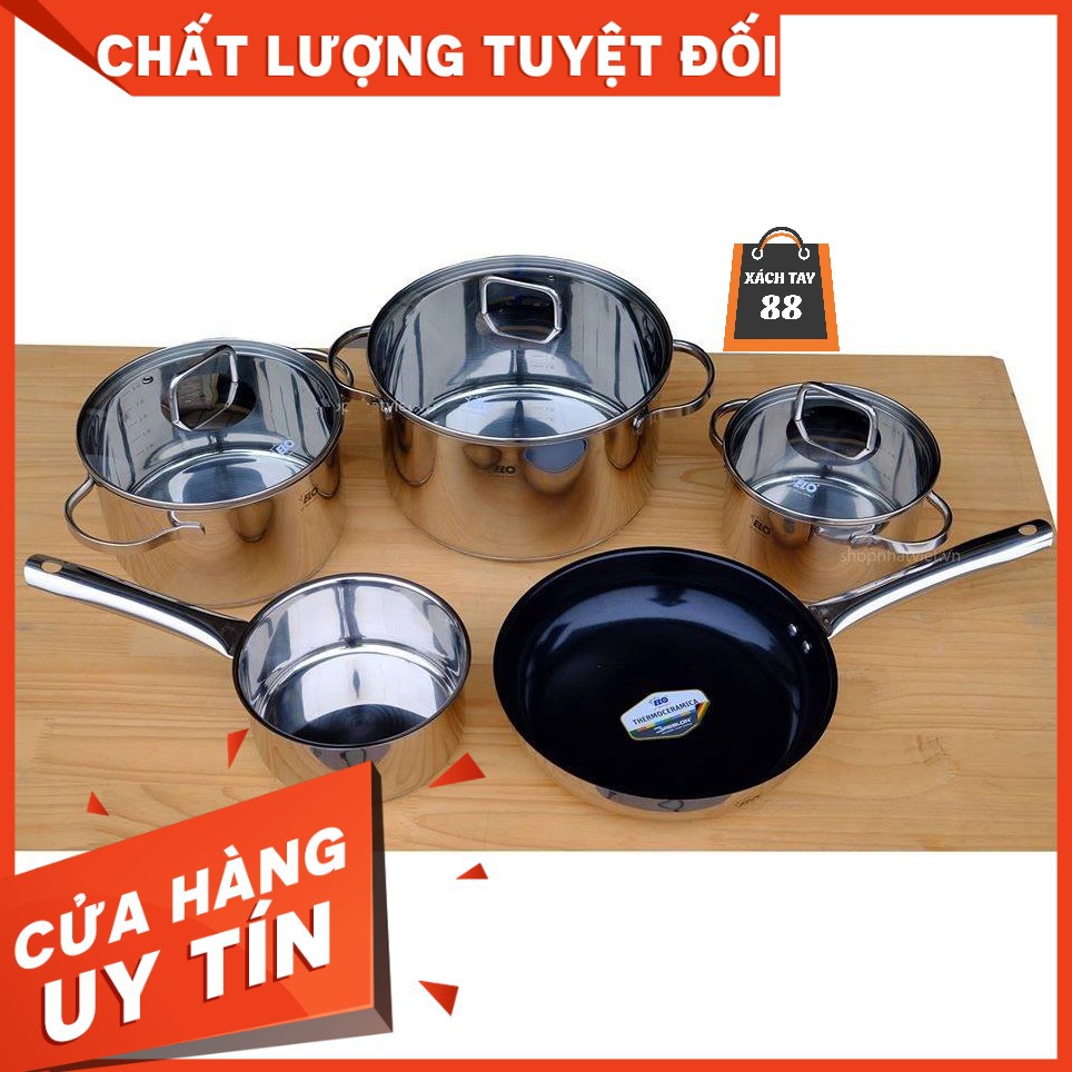Bộ nồi 5 chiếc inox Elo Clio Plus