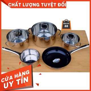 Bộ nồi 5 chiếc inox Elo Clio Plus