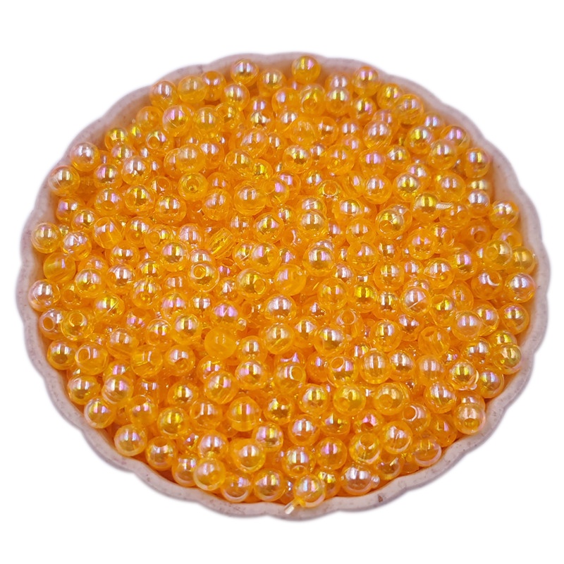 Set 40-200 Hạt Nhựa Acrylic 4/6/8mm Làm Trang Sức Thủ Công