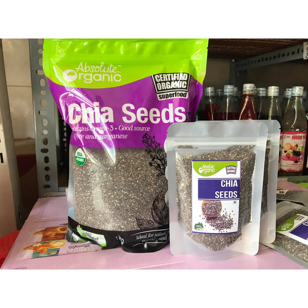 Hạt chia tím Úc Organic - gói 100gam