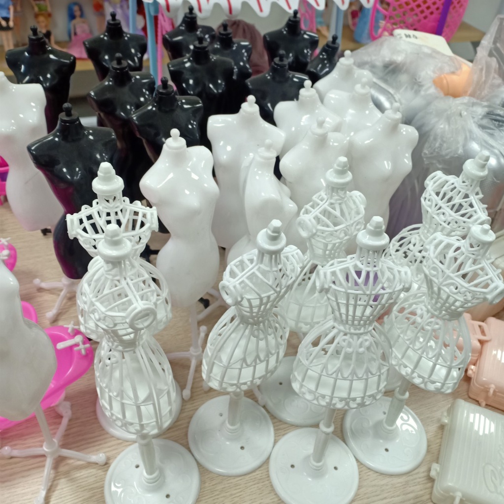 Manocanh Bán thân bằng nhựa,  Phụ Kiện May Đồ Cho Búp Bê Barbie Cao 30cm