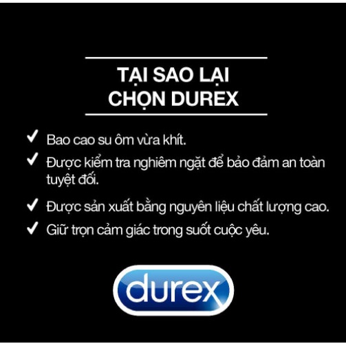 Bao Cao Su Durex Kingtex - Hộp 3 bao