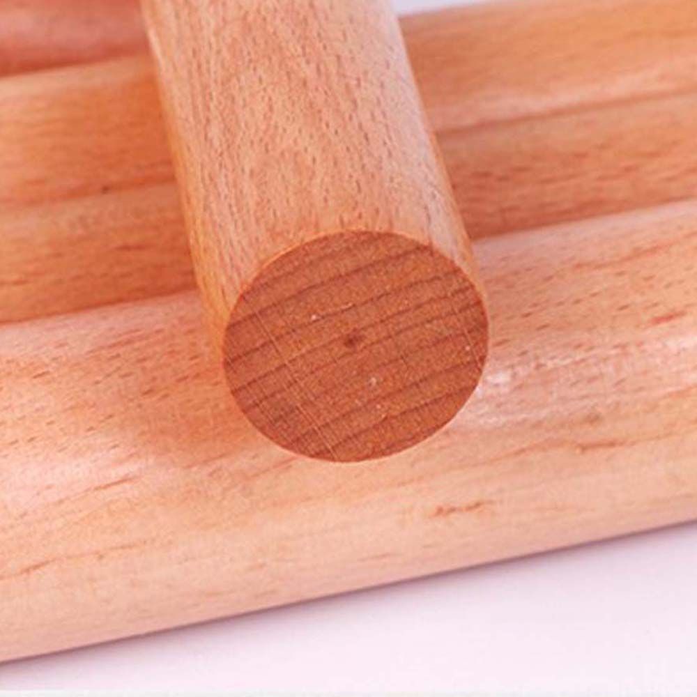 Cây Lăn Bột Làm Bánh 5 Kích Thước Bằng Gỗ Chống Dính Tiện Dụng Cho Nhà Bếp