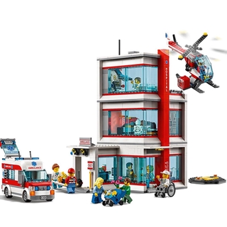 đồ chơi giáo dục Lắp Ráp mô hình City Hospital 02113 Bệnh Viện Thành Phố 19099