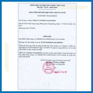 KHẨU TRANG Y TẾ WAKAMONO (4 LỚP, HỘP 10 CÁI)