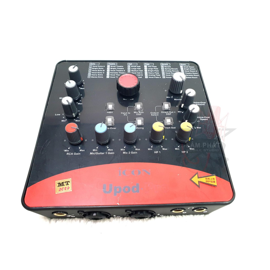 COMBO SOUND CARD ICON UPOD PRO VÀ MIC TAKSTAR PC K200 CHÍNH HÃNG