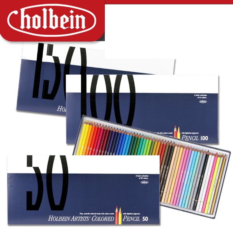 |ORDER| HOLBEIN ARTSTS'COLORED PENCIL: MÀU CHÌ HOLBEIN 50 / 100 / 150 MÀU