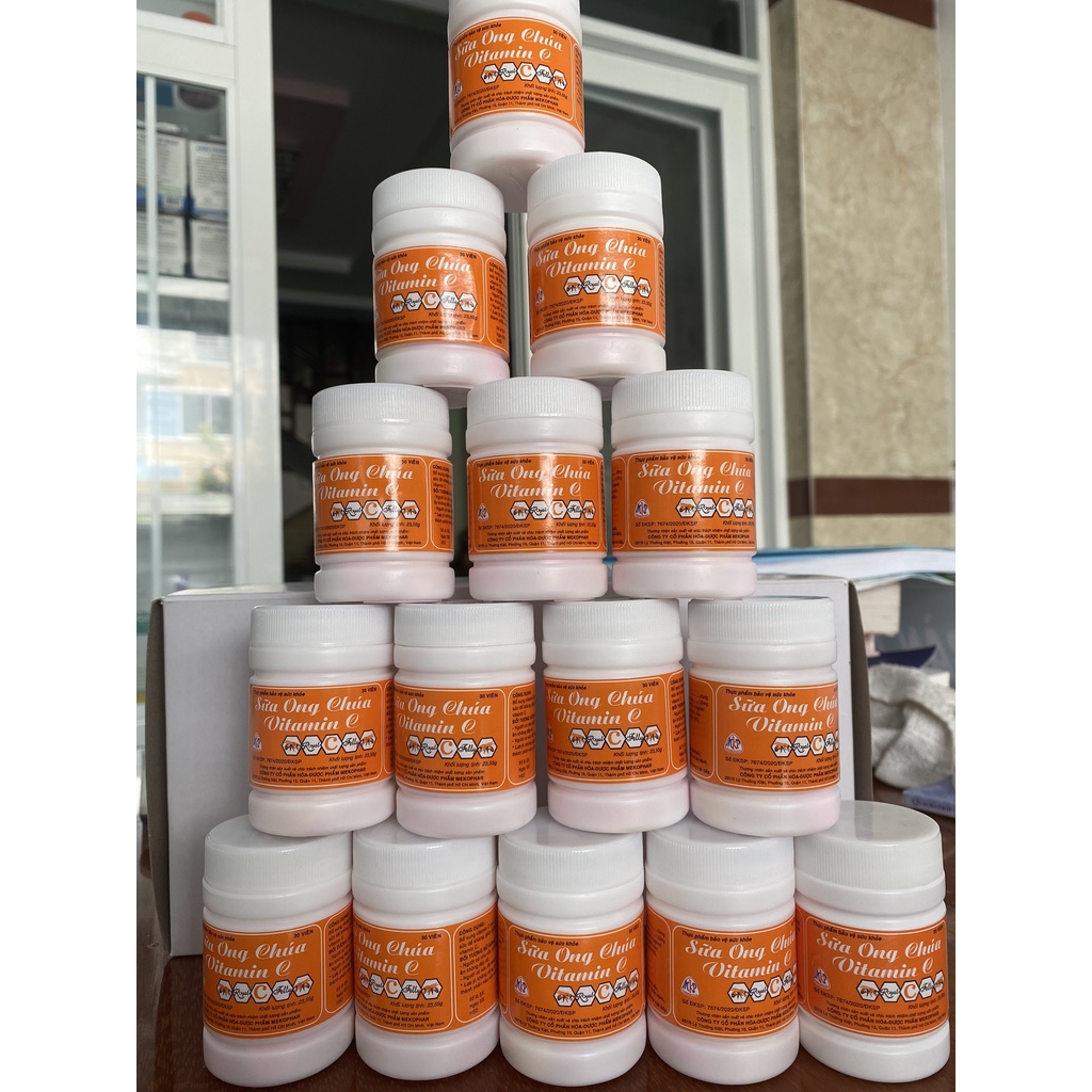 Kẹo ngậm sữa ong chúa Mekophar 30V