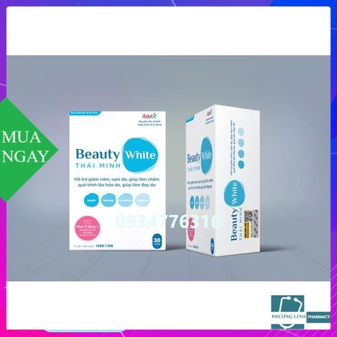 [CHÍNH HÃNG ] Beauty White Thái Minh - Hỗ Trợ Giảm Nám Sạm Da, Giúp Làm Chậm Quá Trình Lão Hóa Da Giúp Làm Đẹp Da