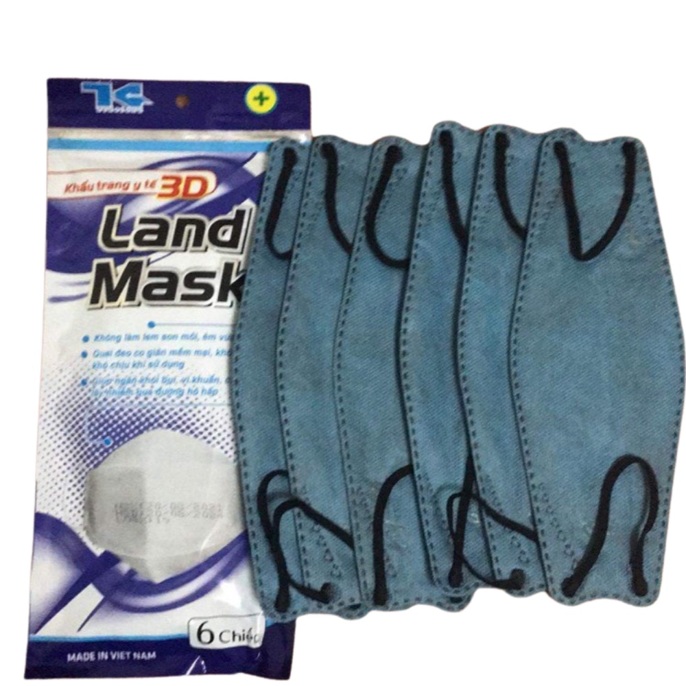 Khẩu trang KF94 3D 4 lớp LandMask chính hãng kháng khuẩn chống bụi - NinaGen